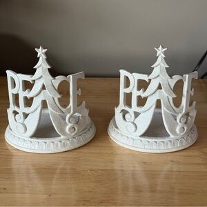 Scentsy Peace Candle Holders Warmer Wrap Christmas